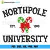 Northpole university Christmas Embroidery design