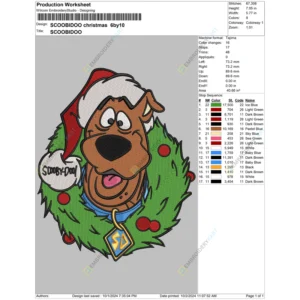 SCOOBIDOO christmas 6by10