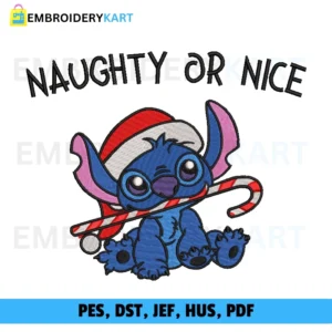 Stitch Hat Christmas Embroidery design