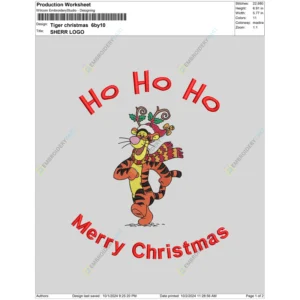 Tiger christmas 6by10 page1