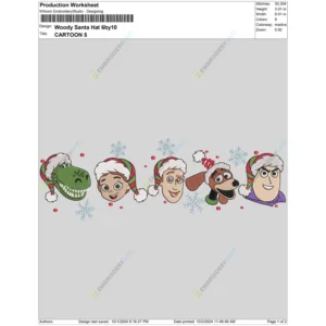 Woody Santa Hat 6by10 page1