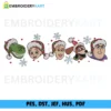 Woody Santa Hat Christmas Embroidery design