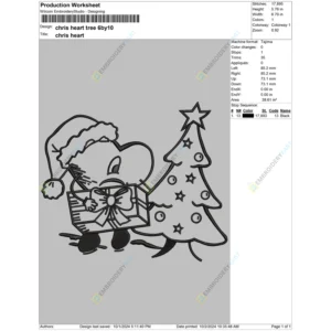 chris heart tree 6by10