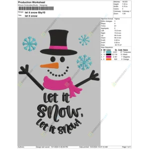 let It Snow v1 6by10