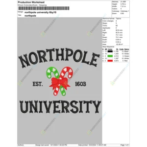 northpole university 6by10
