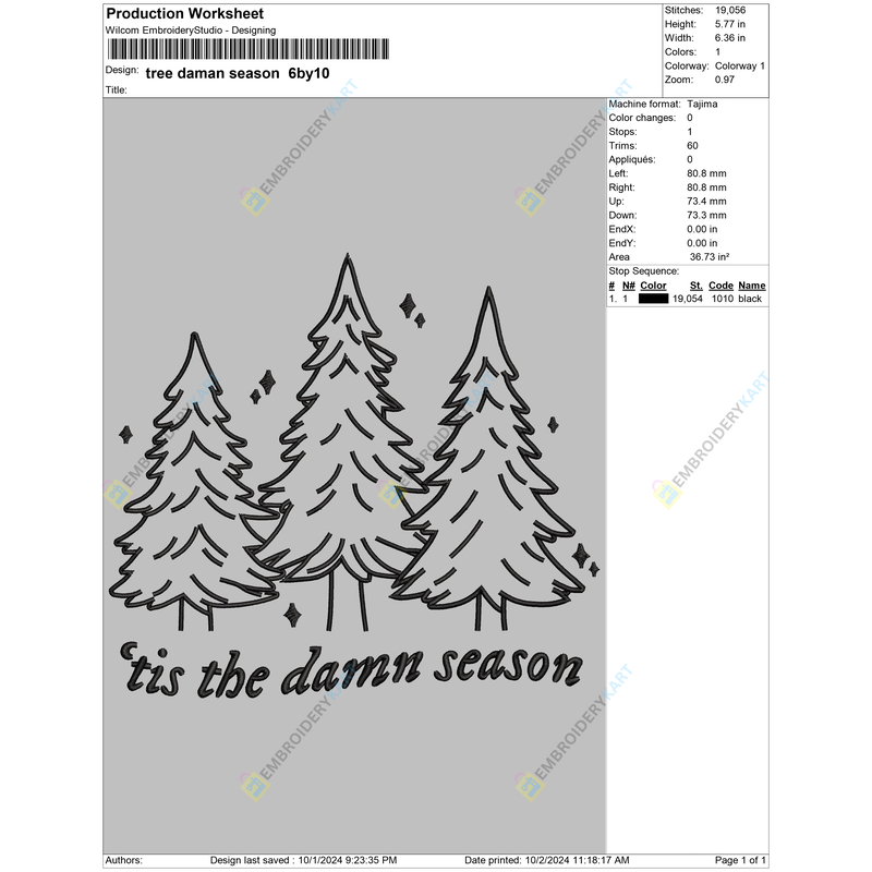 tree daman season 6by10